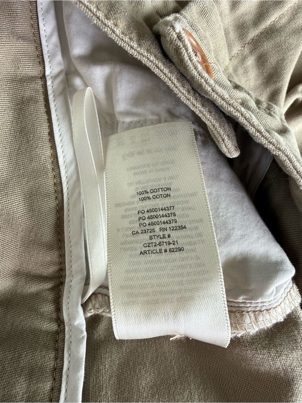 Sunday Best - Meriliese Khaki Shorts Size 4 - Picture 8 of 8